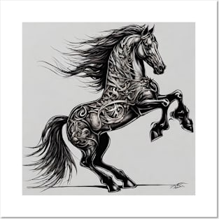 Beautiful Horse Art Design Posters and Art